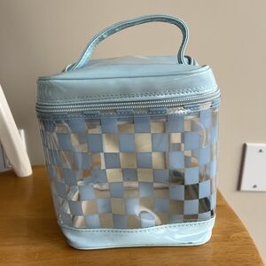 4/$25❤️Blue Checkered Wet Bikini Bag
